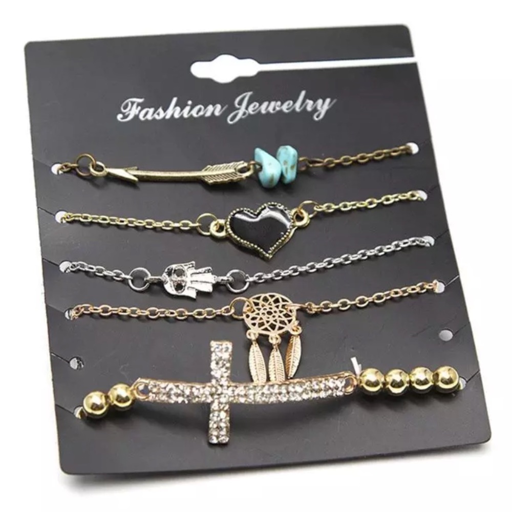 ✨ 5 piece Positive Bracelet Set 😍✨ - Picture 8 of 8